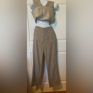 Banana Republic, Women size 6 fine Italian soft wool pants, taupe, NWOT